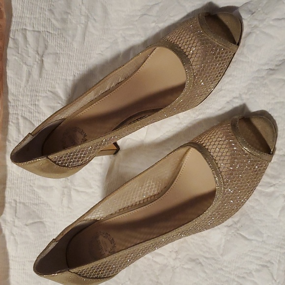 I Miller Shoes - I Miller Womens Fiza Peep Toe Cone Heel Pumps